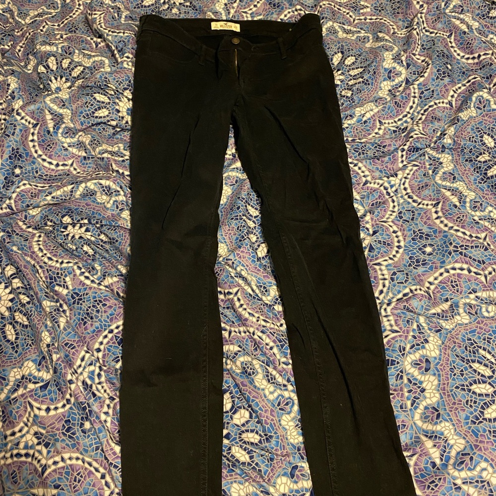 Hollister navy blue skinny jeans